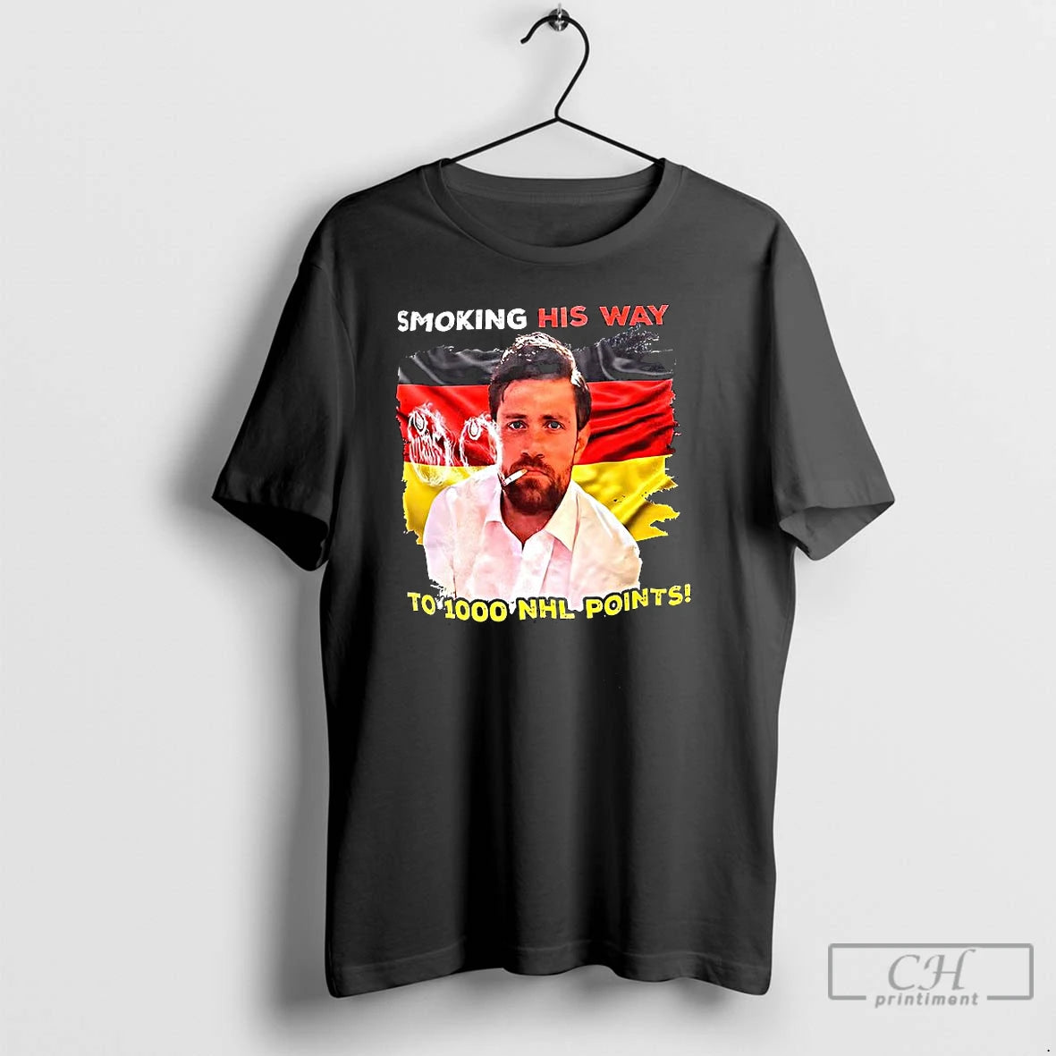 Classic Leon Draisaitl Smoking His Way To 1000 Nhl Points T-Shirts, Hoodie, Sweatshirt | CiraTrend.com