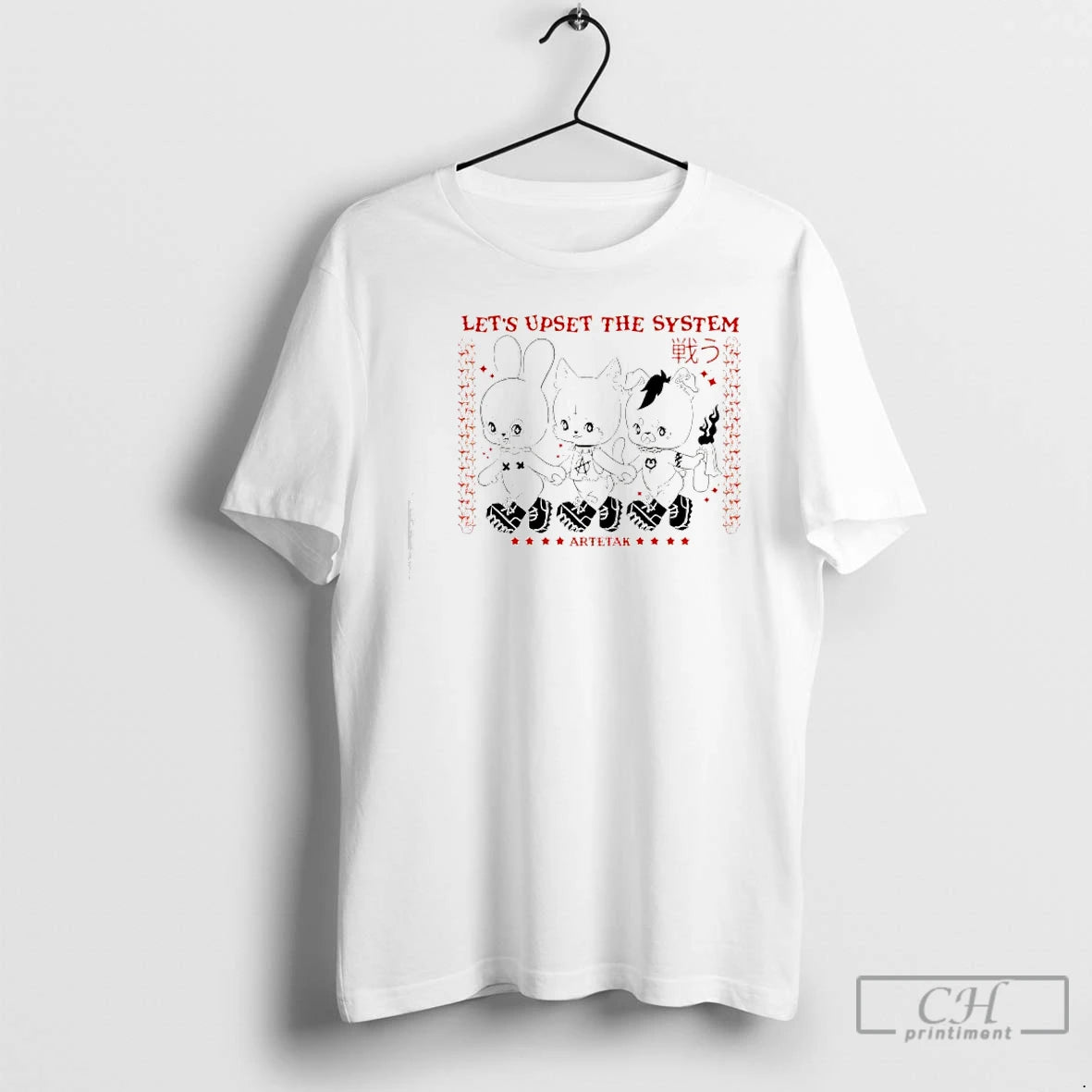 Classic Lets Upset The System Three Anthropomorphic Animal T-Shirts, Hoodie, Sweatshirt | CiraTrend.com