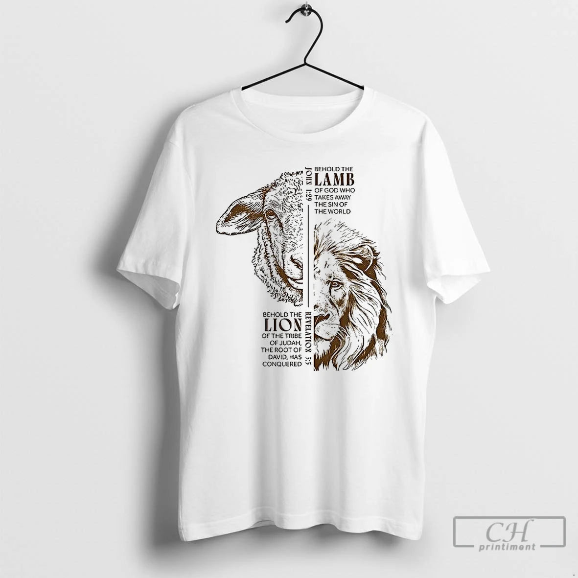 Classic Lion And Lamb Of God Who Takes Away The Sin Of The World T-Shirts, Hoodie, Sweatshirt | CiraTrend.com