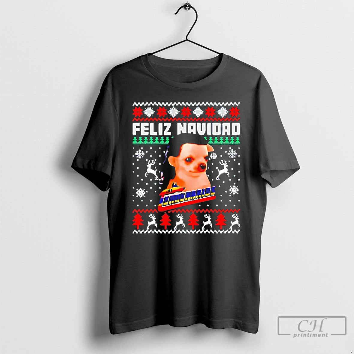 Classic Los Temerarios Dog Feliz Navidad Christmas T-Shirts, Hoodie, Sweatshirt | CiraTrend.com