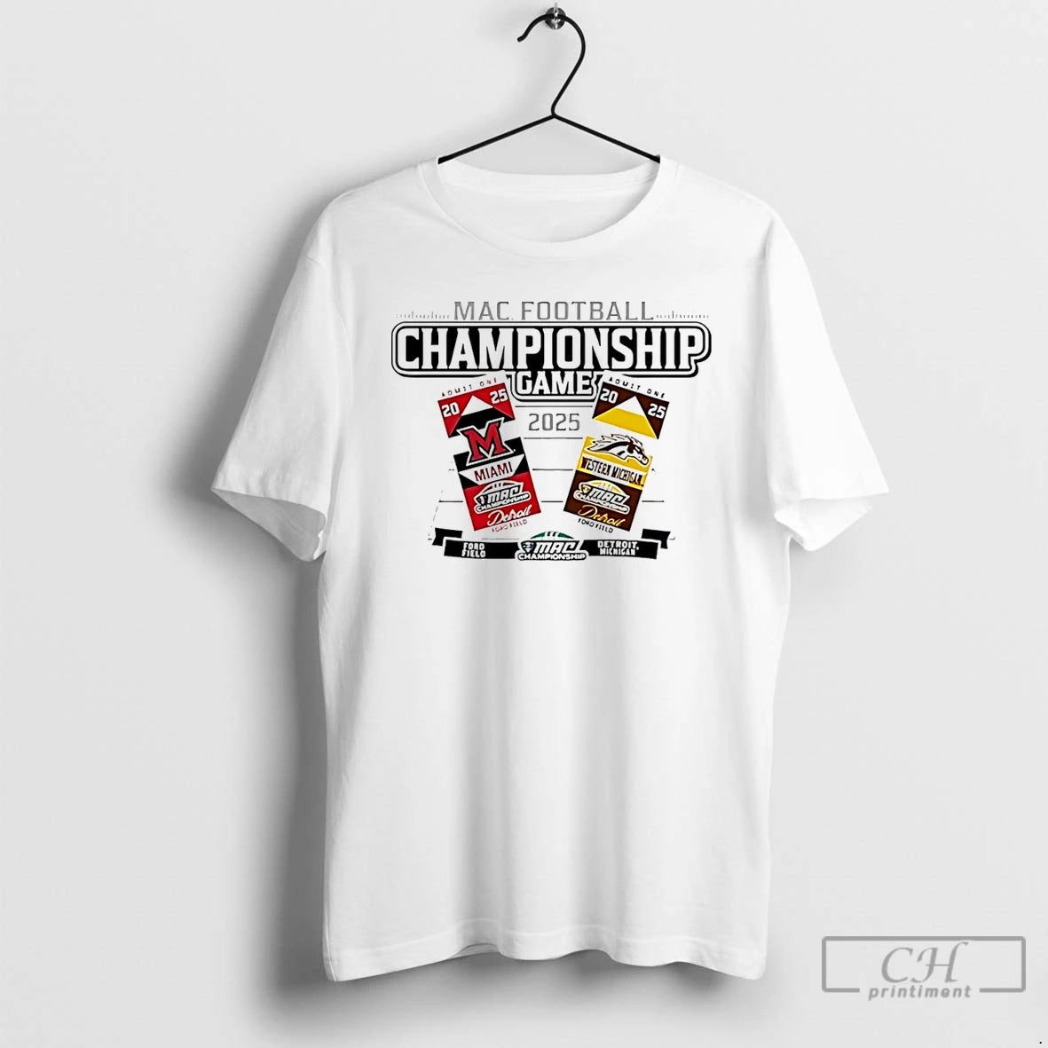 Classic Mac Football Championship 2025 Miami Redhawks Vs Western Michigan T-Shirts, Hoodie, Sweatshirt | CiraTrend.com