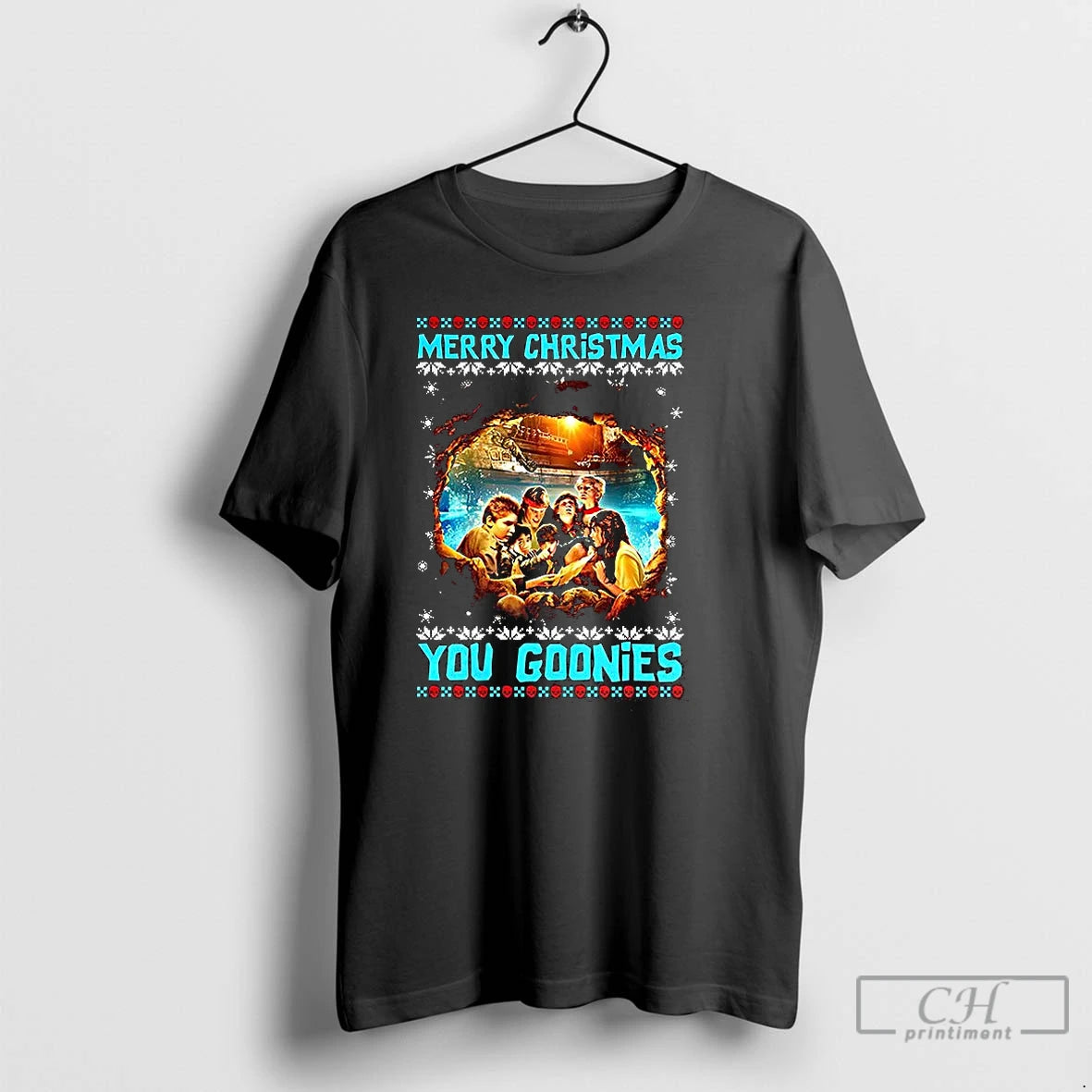 Classic Merry Christmas You Goonies Classic Adventure Ugly Xmas T-Shirts, Hoodie, Sweatshirt | CiraTrend.com