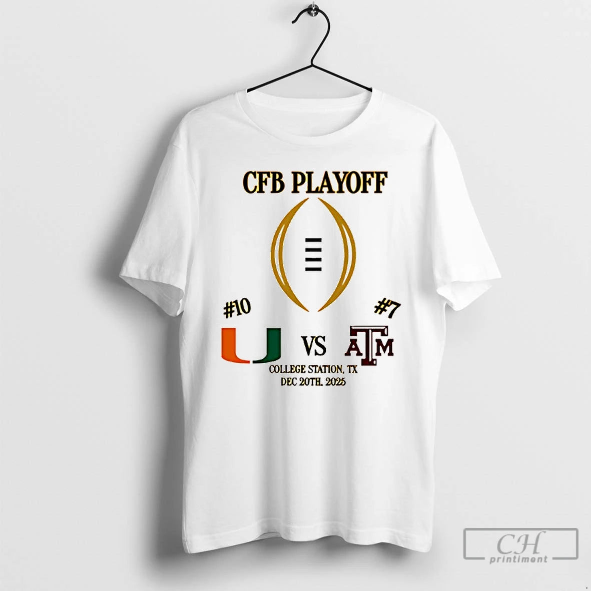 Classic Miami Vs Texas Am 2025 Cfp First Rd Playoff Game 2 T Shirts Sweater Hoodie, Sweatshirt | CiraTrend.com