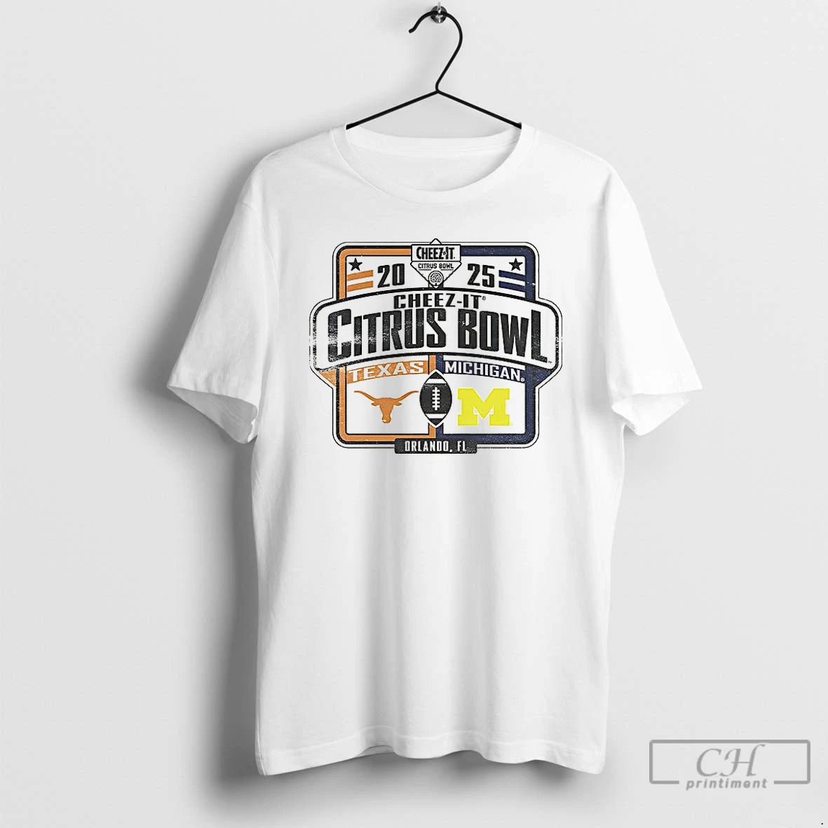 Classic Michigan Wolverines Vs Texas Longhorns 2025 Cheez It Citrus Bowl T-Shirts, Hoodie, Sweatshirt | CiraTrend.com