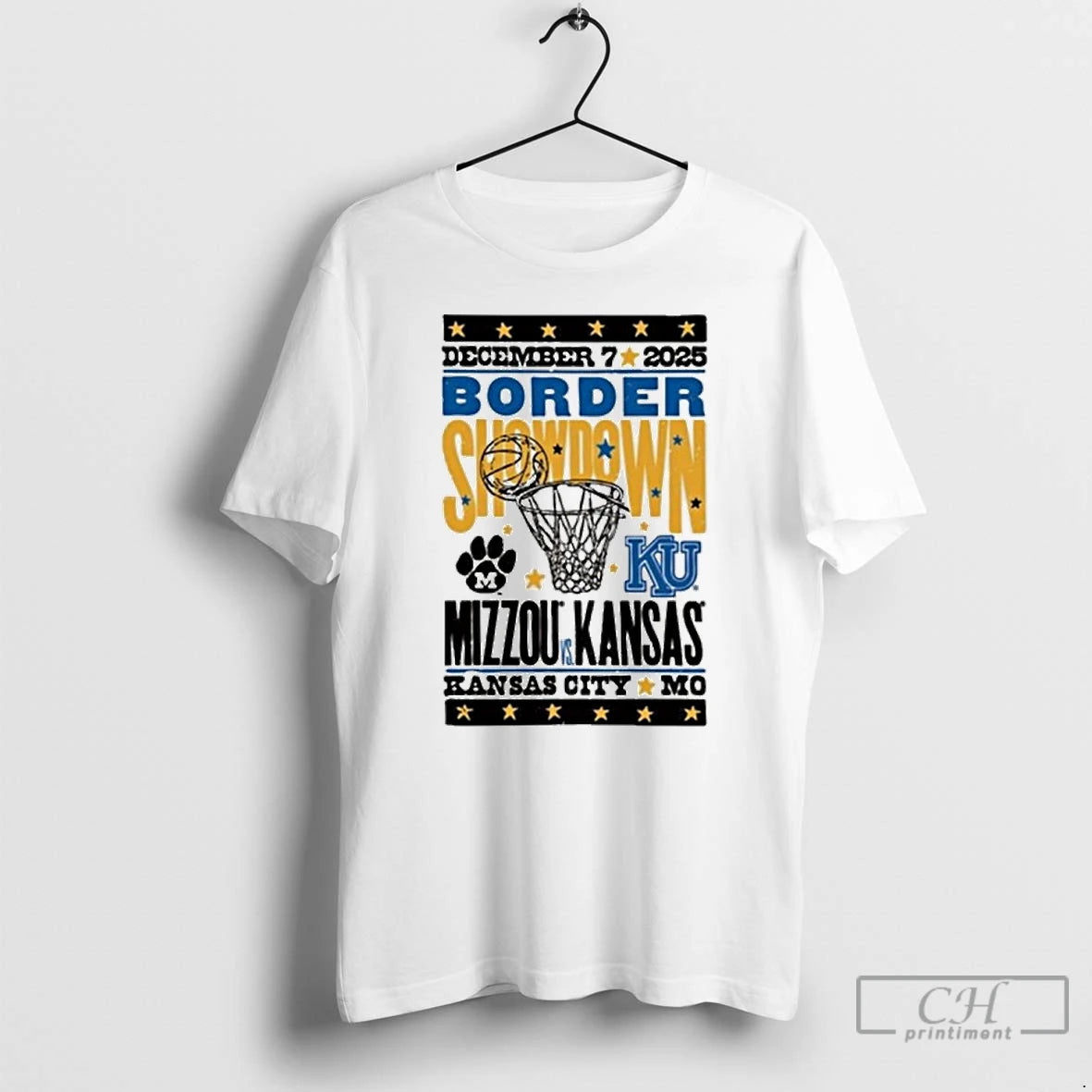 Classic Mizzou Vs Kansas Basketball Border Showdown December 7 2025 T-Shirts, Hoodie, Sweatshirt | CiraTrend.com