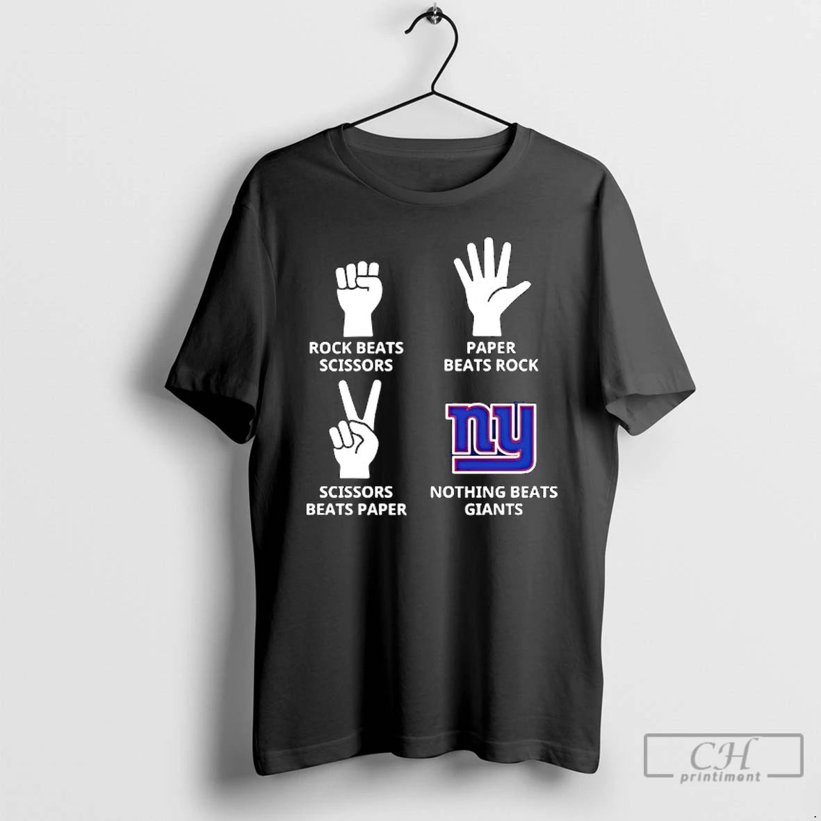 Classic New York Giants Nothing Beats Rock Beats Scissors Paper Beats Rock Scissors Beats Paper T-Shirts, Hoodie, Sweatshirt