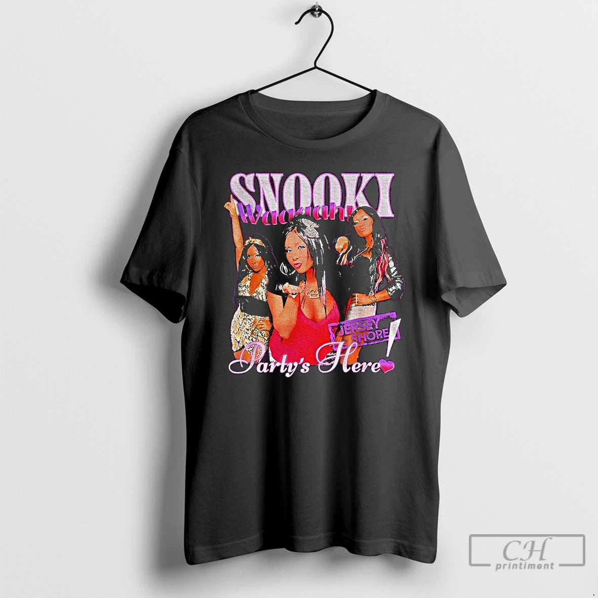 Classic Nicole Polizzi Jersey Shore Partys Here Snooki T-Shirts, Hoodie, Sweatshirt | CiraTrend.com