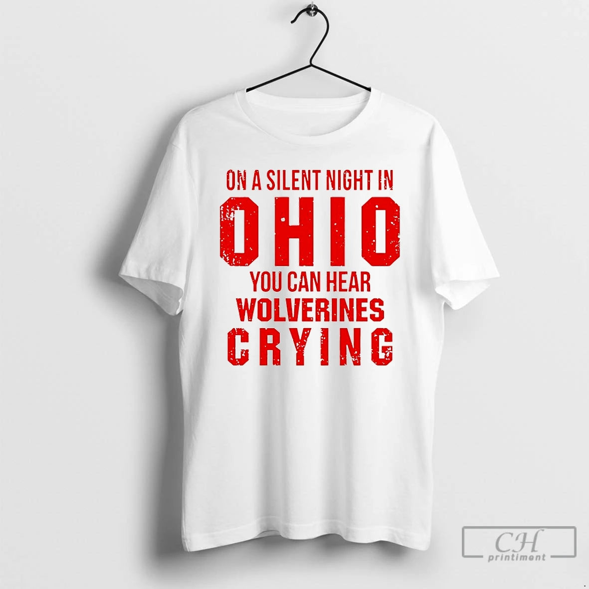 Classic On A Silent Bight In Ohio You Can Hear Wolverines Crying T Shirts Sweater Hoodie, Sweatshirt | CiraTrend.com
