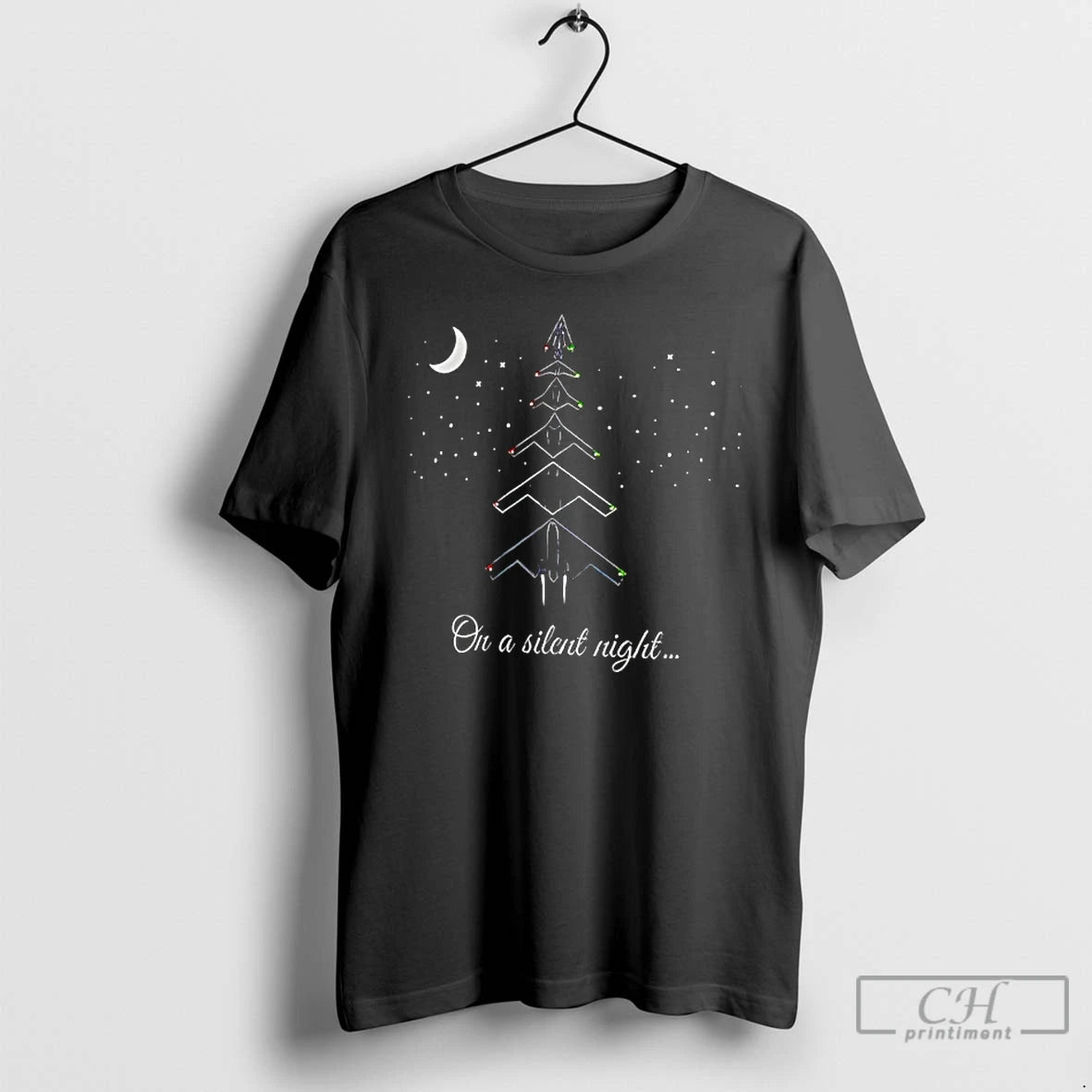 Classic On A Silent Night Christmas Tree T-Shirts, Hoodie, Sweatshirt | CiraTrend.com