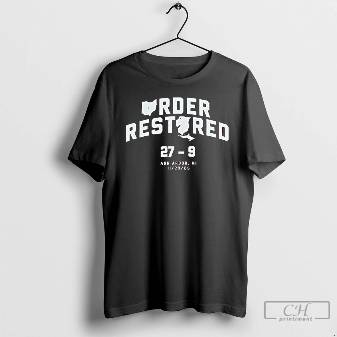 Classic Order Restored Event 27 9 Score Ann Arbor Mi Nov 29th 2025 T Shirts Hoodie, Sweatshirt | CiraTrend.com