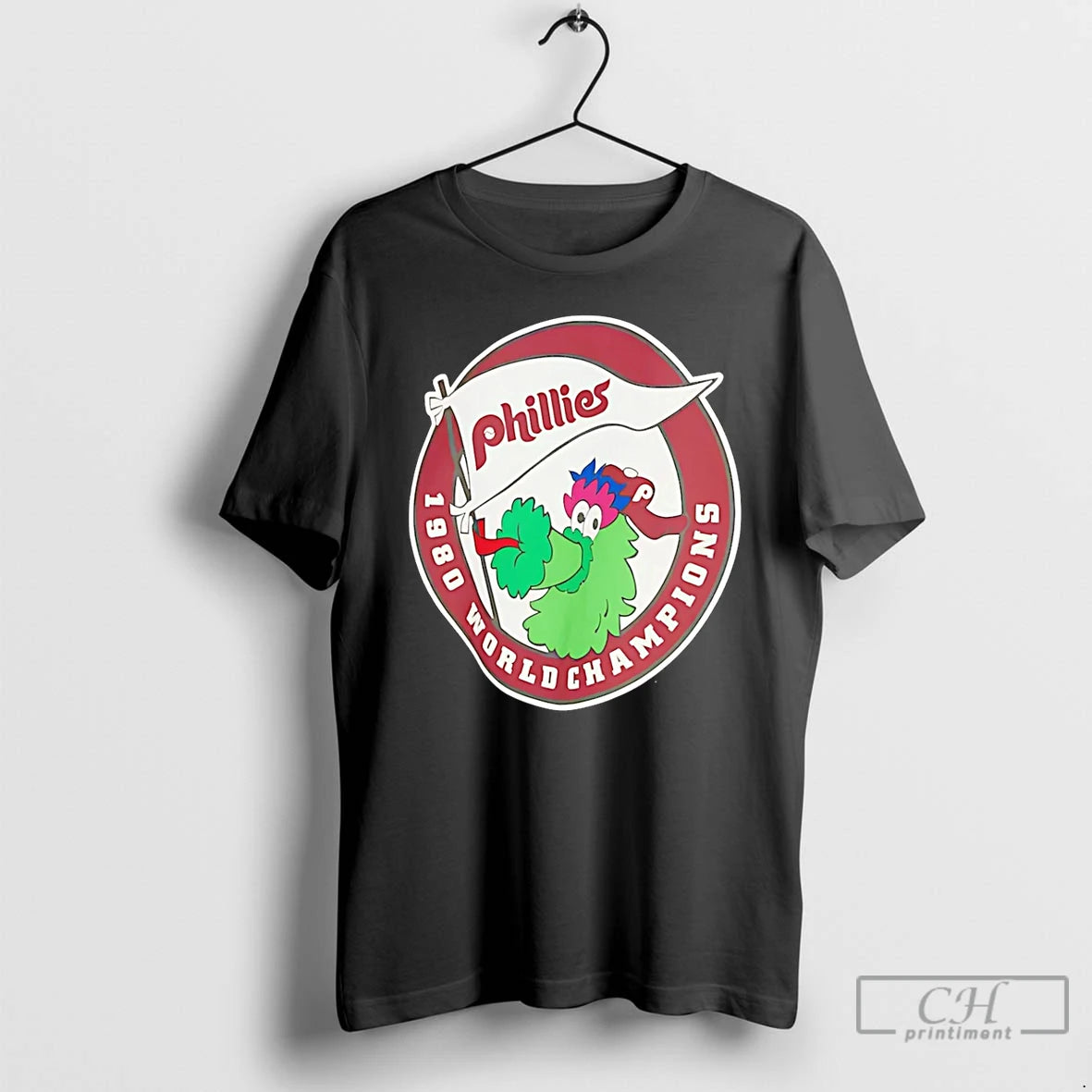 Classic Philadelphia Phillies 1980 World Champions Mascot T Shirts Hoodie Longsleeve