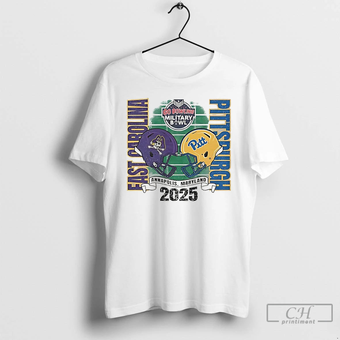 Classic Pitt Panthers Vs East Carolina 84 2025 Military Bowl Head To Head Christmas T-Shirts, Hoodie, Sweatshirt