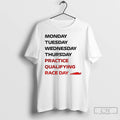 Classic Race Week Formula 1 Weekly Schedule T Shirts Hoodie Longsleeve