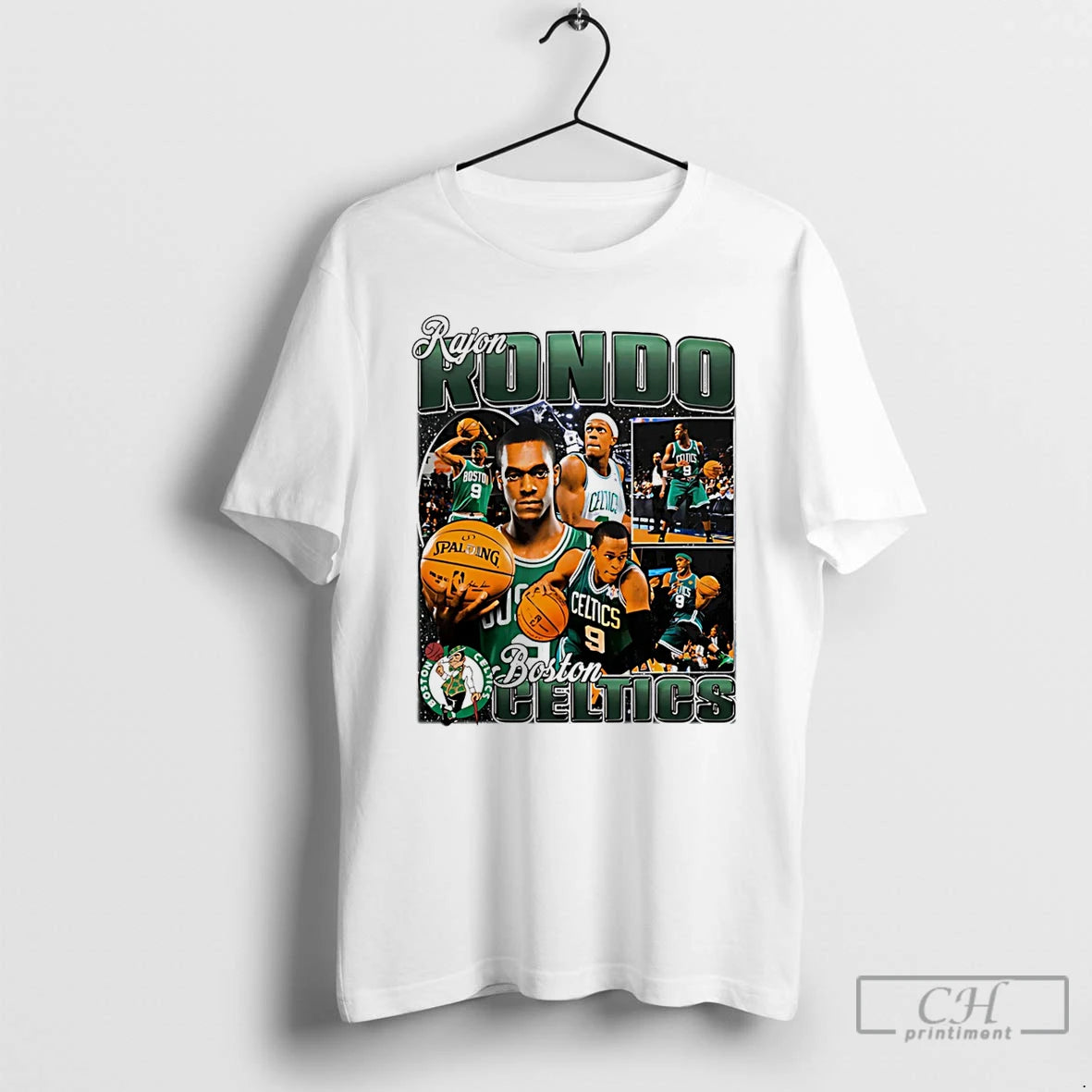 Classic Rajon Rondo Boston Celtics Player Collage T-Shirts, Hoodie, Sweatshirt | CiraTrend.com