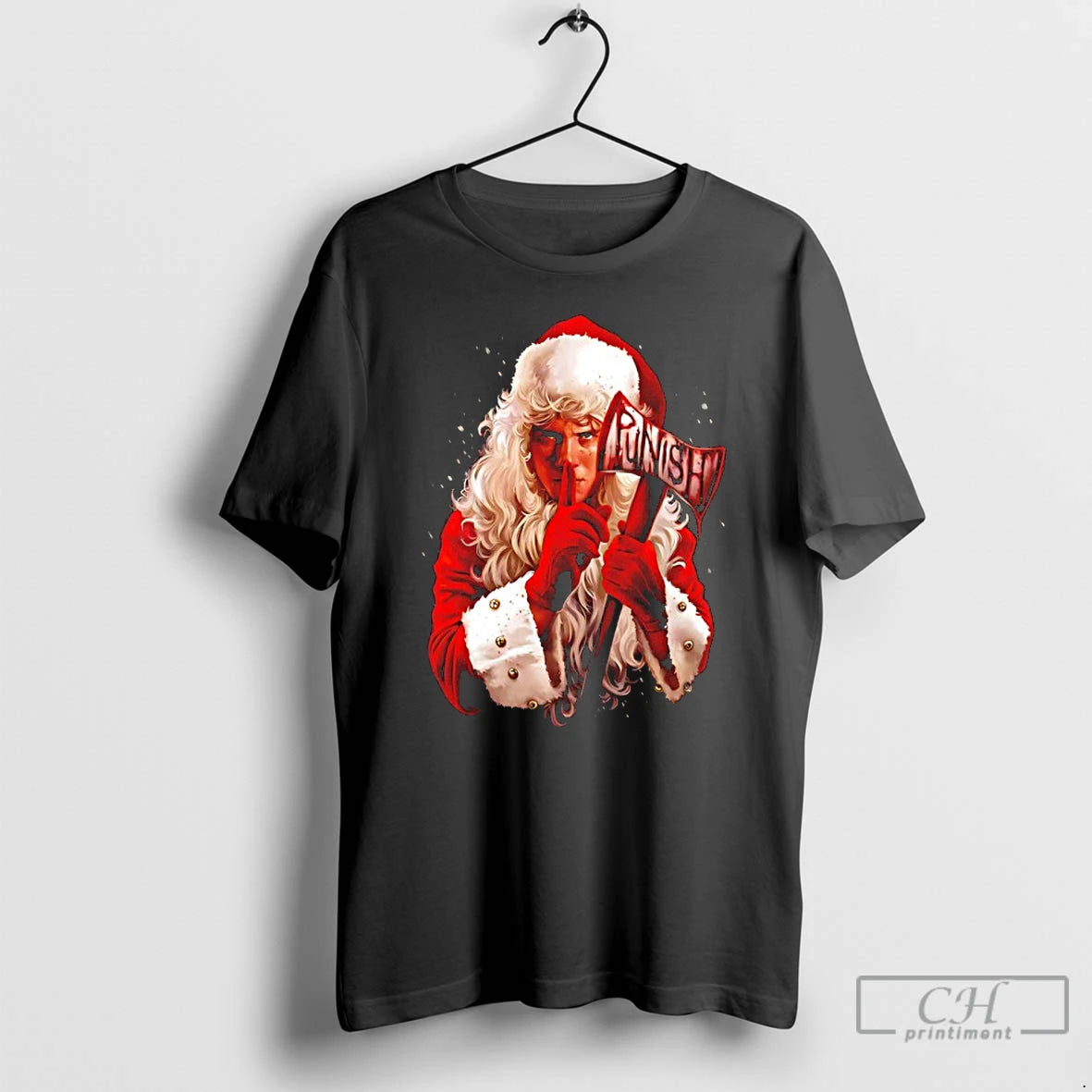 Classic Santas Watching Punish Axe Graphic T-Shirts, Hoodie, Sweatshirt | CiraTrend.com