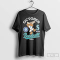 Classic Seattle Mariners October Baseball 2025 Mlb Postseason Mascot Swing Logo T Shirts Hoodie Longsleeve
