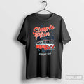 Classic Simple Plan Europe Uk Tour 2025 Exclusive Merch Volkswagen T2 With Tour Map Long