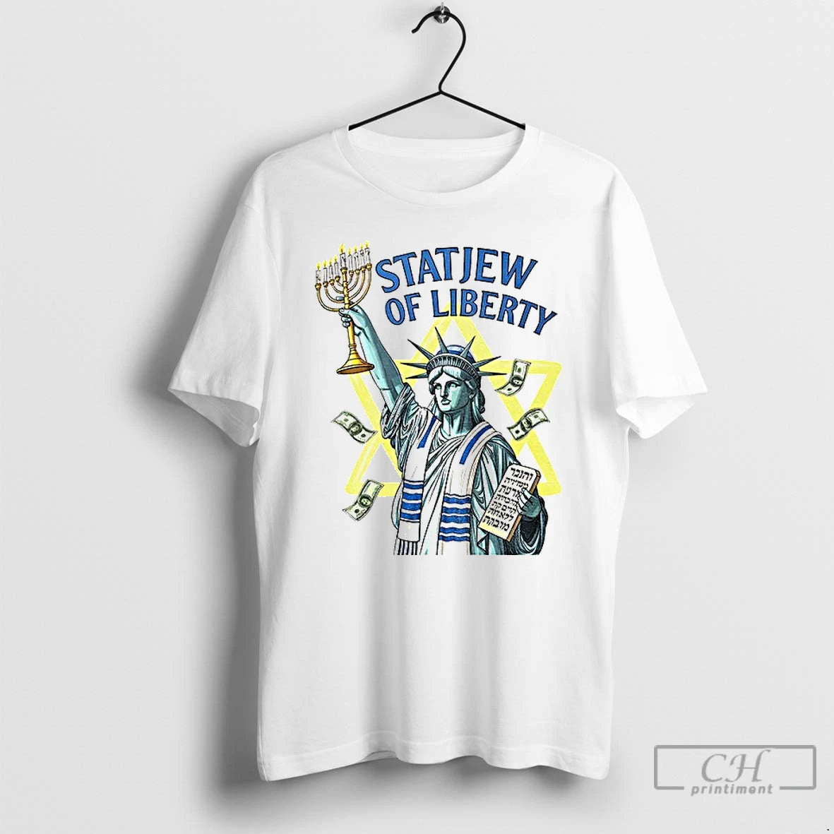 Classic Statjew Of Liberty Jewish Statue Of Liberty Parody T-Shirts, Hoodie, Sweatshirt | CiraTrend.com