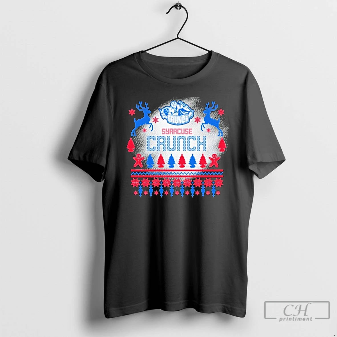 Classic Syracuse Crunch Ugly Merry Christmas T-Shirts, Hoodie, Sweatshirt | CiraTrend.com
