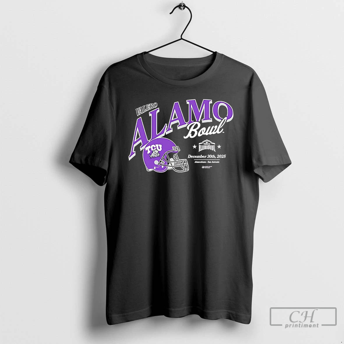 Classic Tcu Horned Frogs 2025 Valero Alamo Bowl Helmet T-Shirts, Hoodie, Sweatshirt | CiraTrend.com