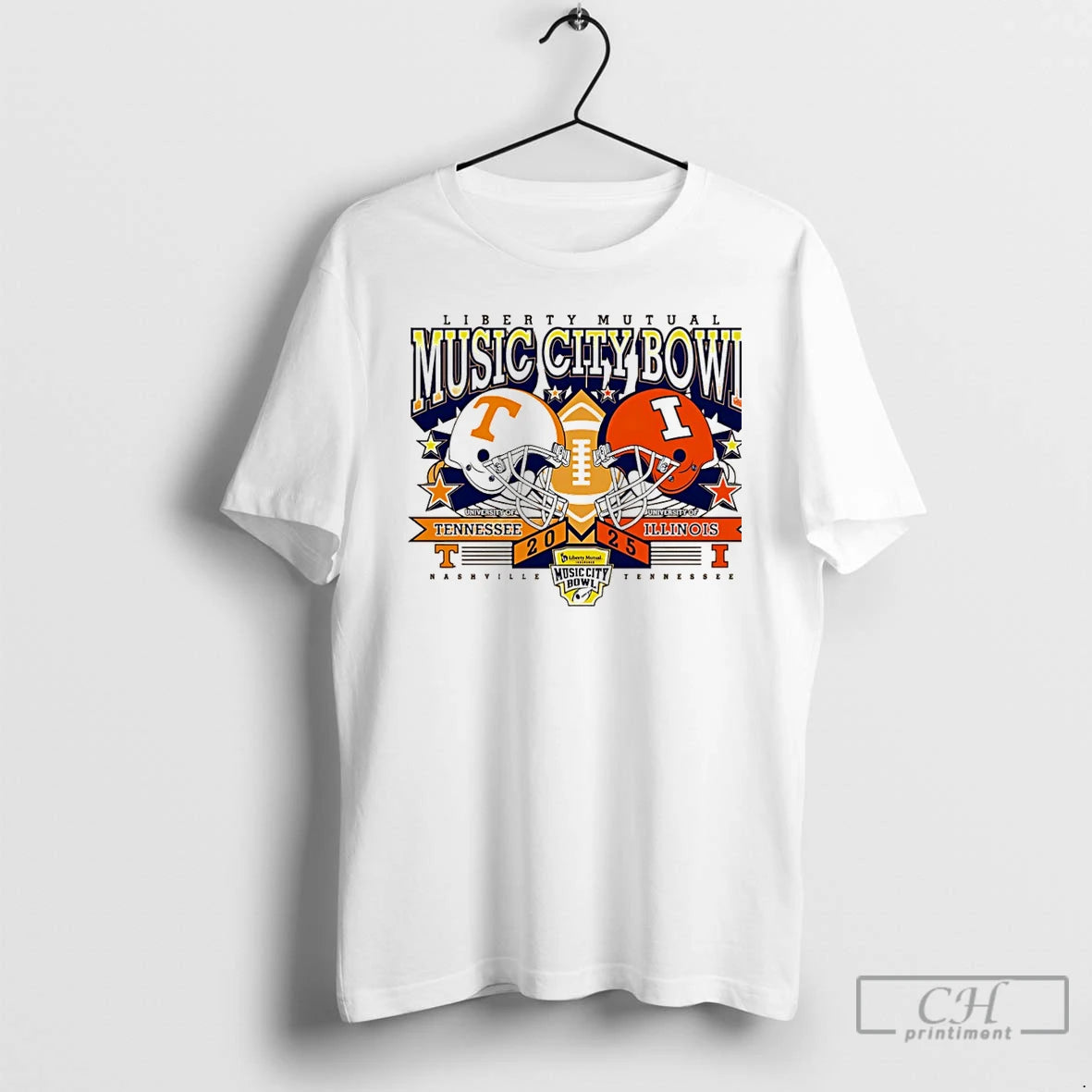 Classic Tennessee Vs Illinois 2025 Music City Bowl Helmets Christmas T-Shirts, Hoodie, Sweatshirt | CiraTrend.com