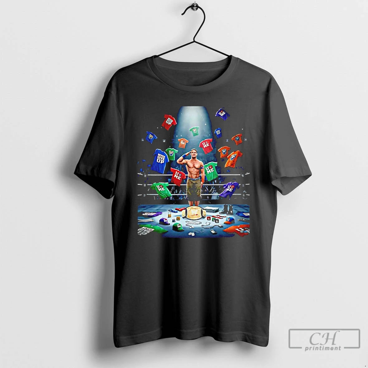 Classic Thank You John Cena Never Give Up U Me Graphic T-Shirts, Hoodie, Sweatshirt | CiraTrend.com