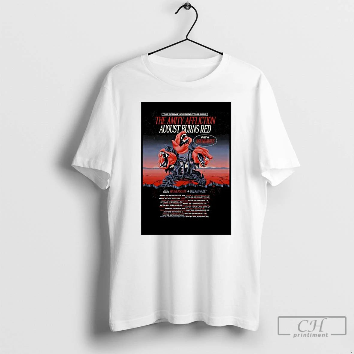 Classic The Amity Affliction And August Burns Red North America Tour 2026 T Shirts Sweater Hoodie, Sweatshirt | CiraTrend.com