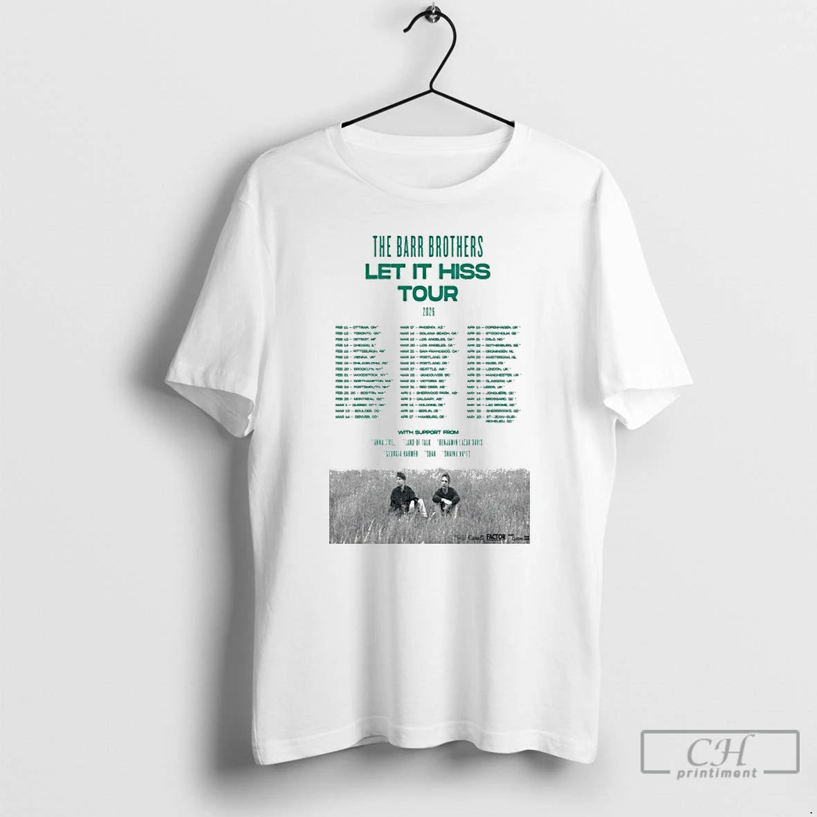 Classic The Barr Brothers Let It Hiss Tour 2026 Dates T-Shirts, Hoodie, Sweatshirt | CiraTrend.com
