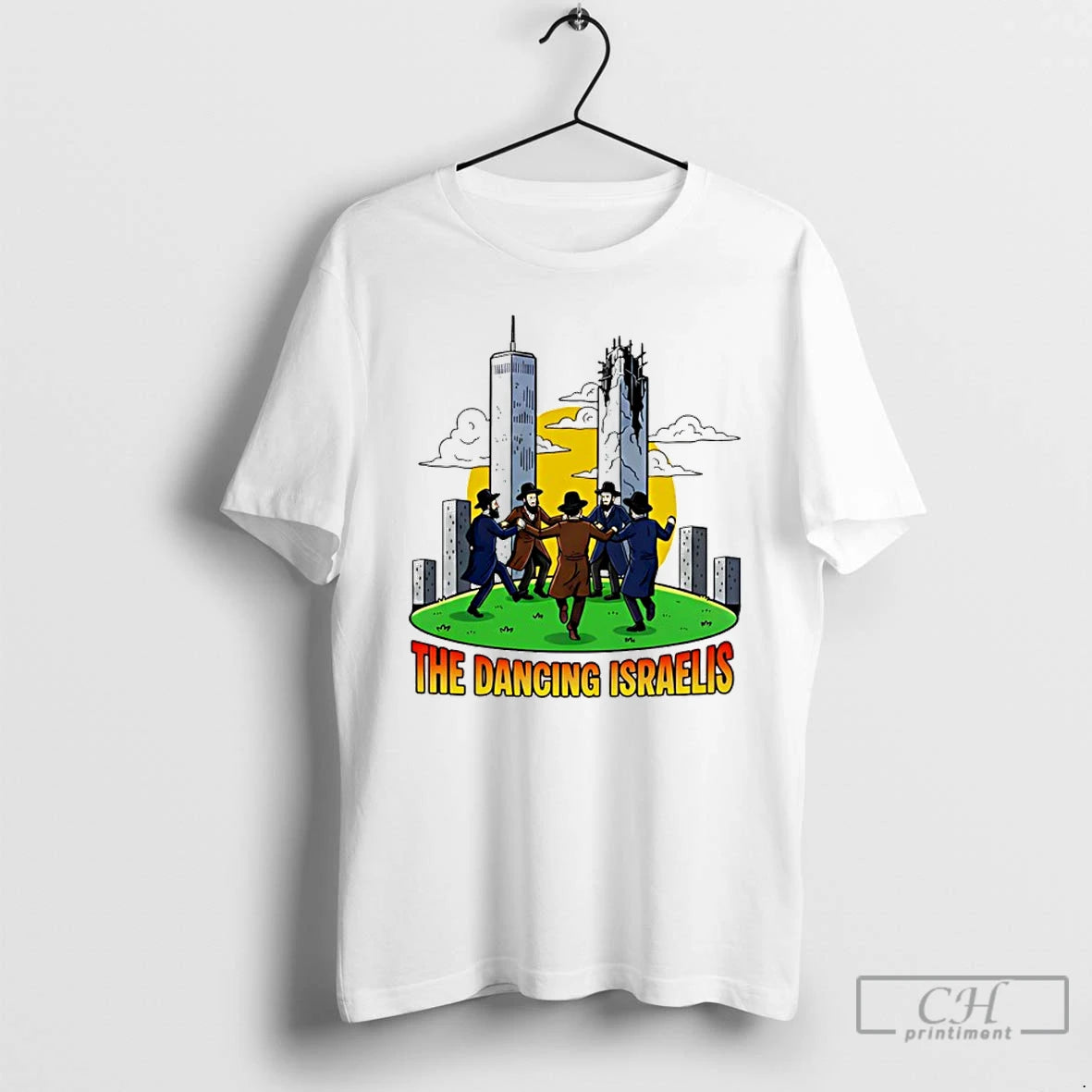Classic The Dancing Israelis Jews City Skyline T-Shirts, Hoodie, Sweatshirt | CiraTrend.com