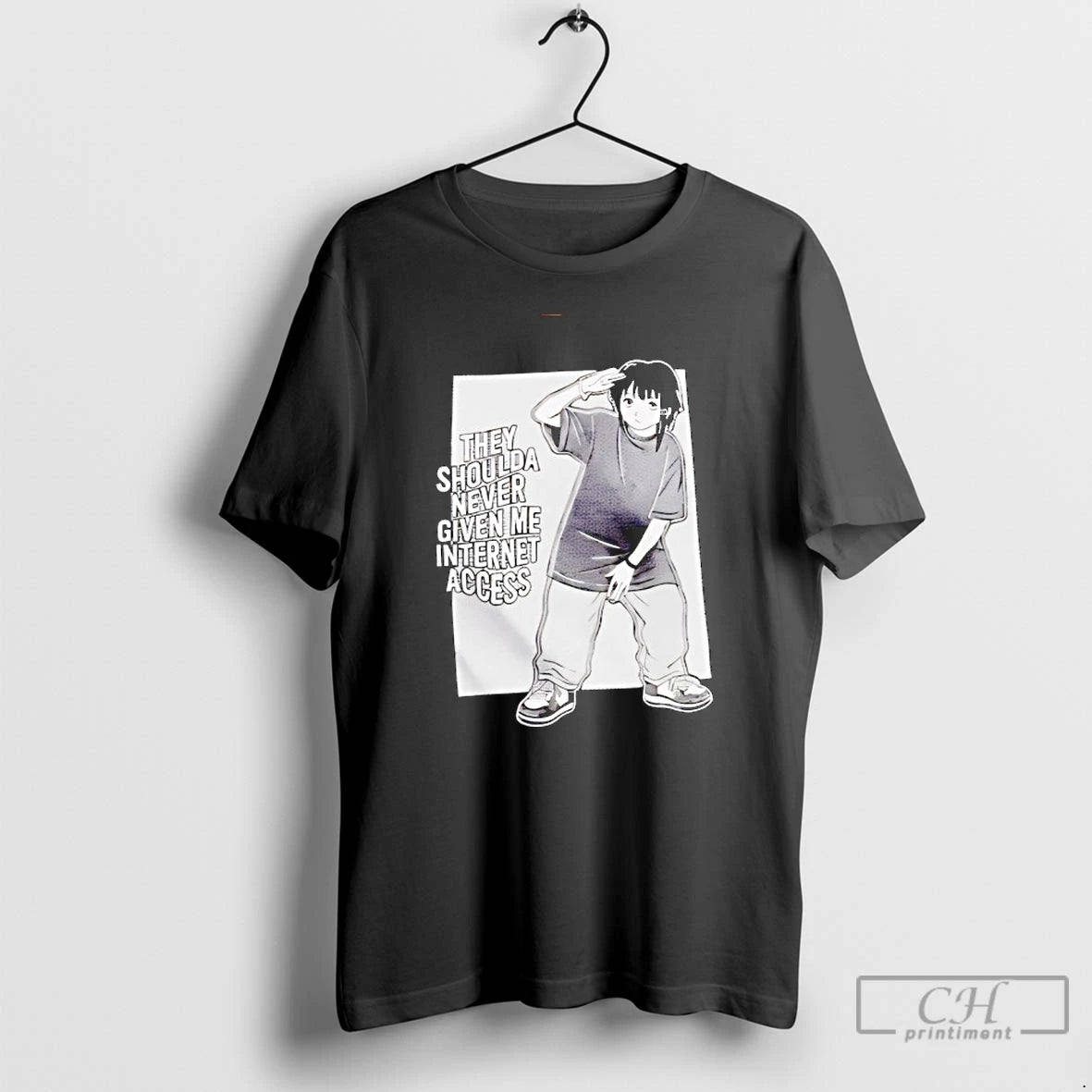 Classic The Shoulda Never Given Me Internet Access Manaka Mikura T-Shirts, Hoodie, Sweatshirt | CiraTrend.com
