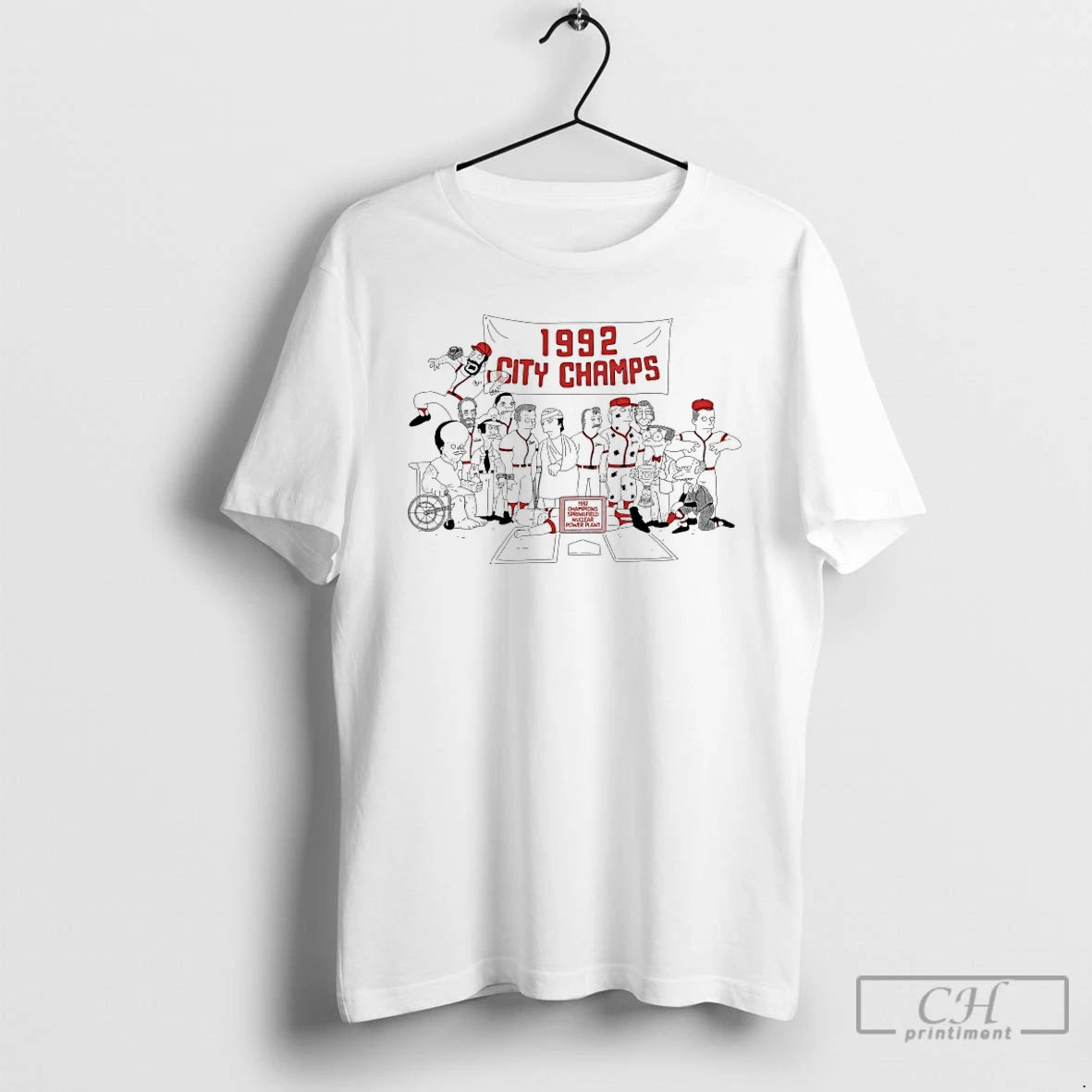 Classic The Simpsons 1992 City Champs Springfield Nuclear Power Plant T-Shirts, Hoodie, Sweatshirt | CiraTrend.com