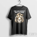 Classic The Lion Doesnt Wait 18 Years Funny T-Shirts, Hoodie, Sweatshirt | CiraTrend.com