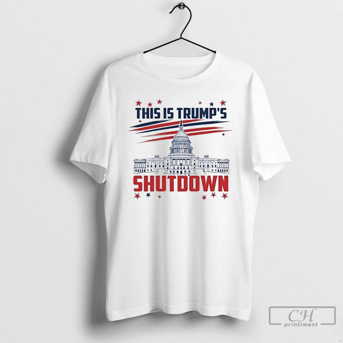 Classic This Is Trumps Government Shutdown Survivor 2025 T Shirts Hoodie Longsleeve
