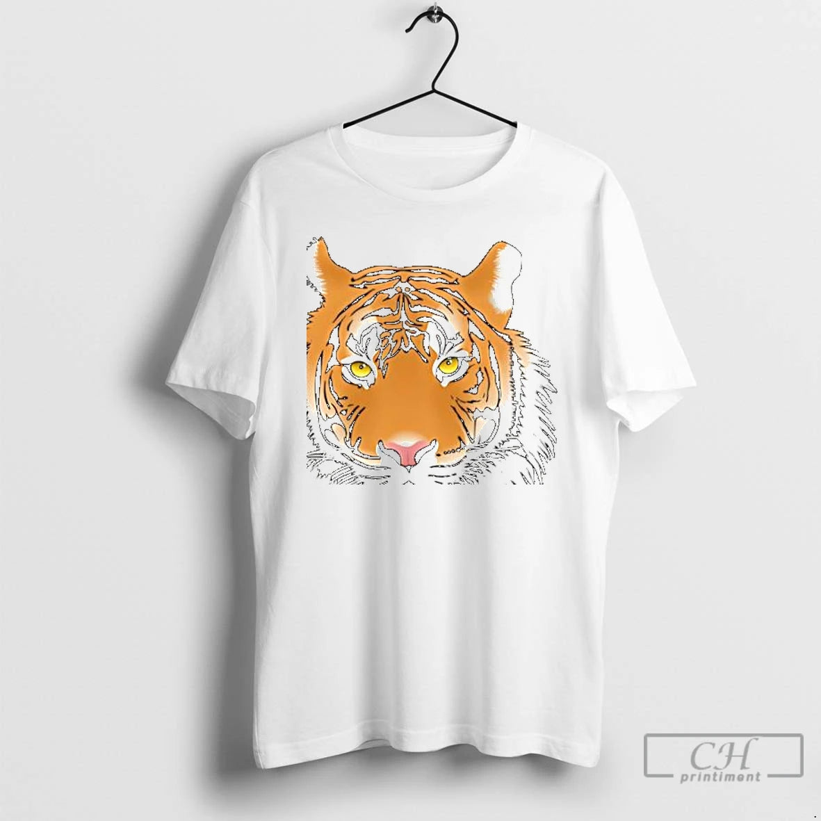 Classic Tiger Face Graphic T-Shirts, Hoodie, Sweatshirt | CiraTrend.com