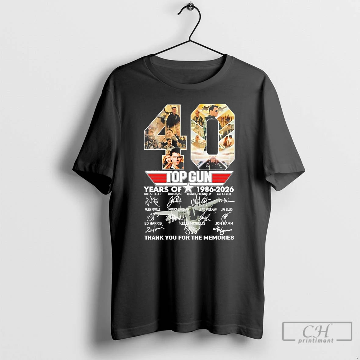 Classic Top Gun 40 Years Of 1986 2026 Signature Thank You For The Memories T-Shirts, Hoodie, Sweatshirt | CiraTrend.com