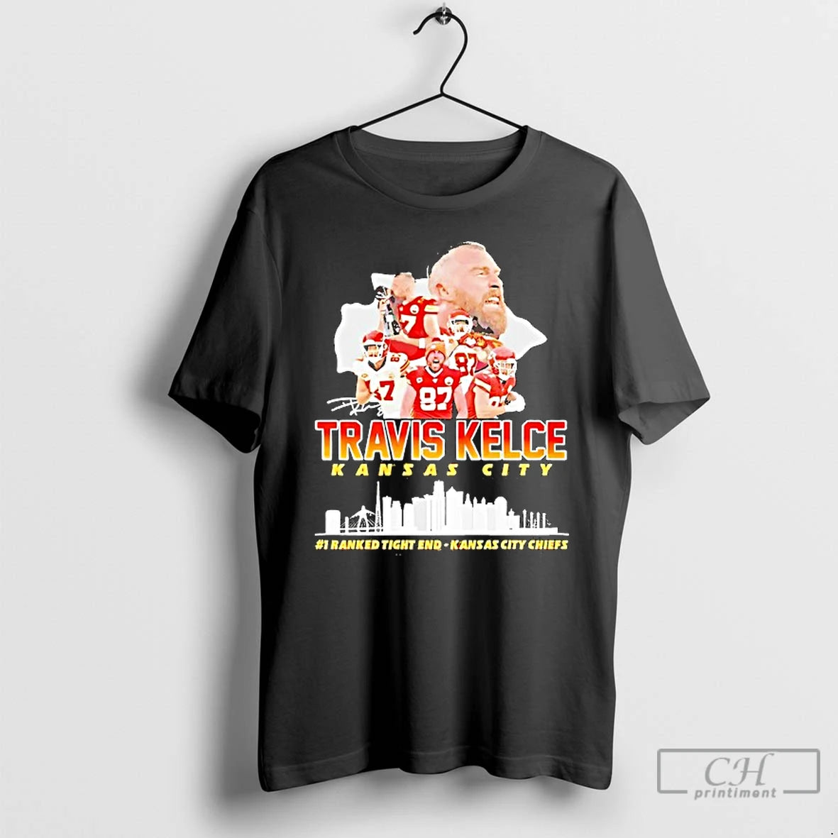 Classic Travis Kelce Kansas City Chiefs City Skyline Signature T-Shirts, Hoodie, Sweatshirt | CiraTrend.com