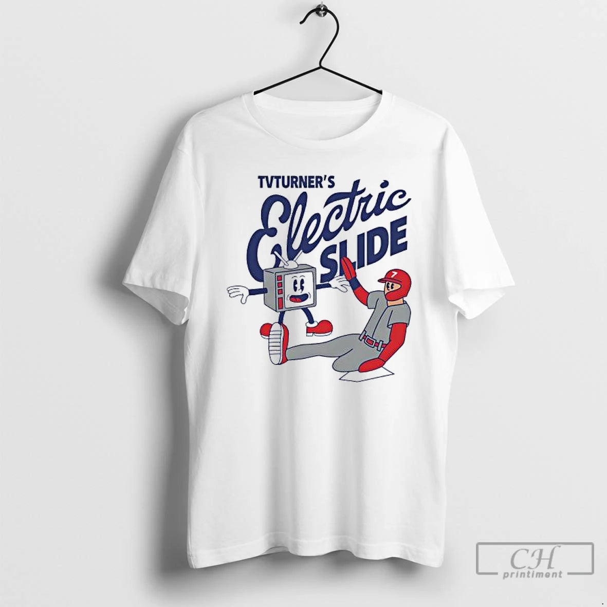 Classic Trea Turner Philadelphia Phillies Baseball Electric Silde Cartoon Funny T-Shirts, Hoodie, Sweatshirt | CiraTrend.com