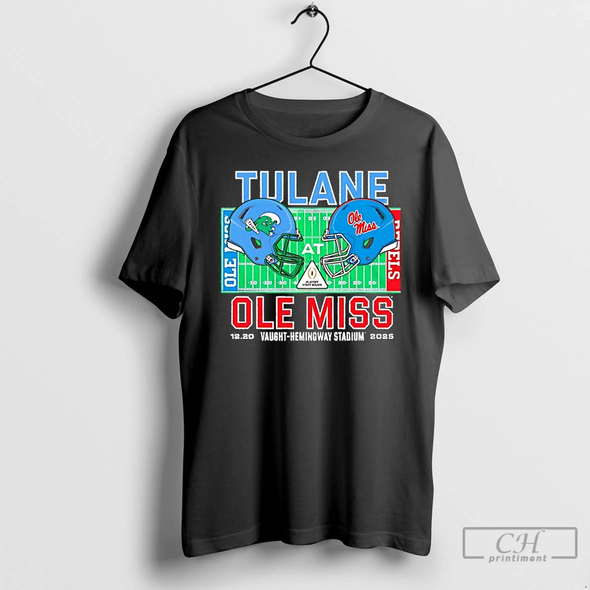Classic Tulane Vs Ole Miss 2025 College Football Playoff Head To Head Christmas T Shirts Hoodie, Sweatshirt | CiraTrend.com