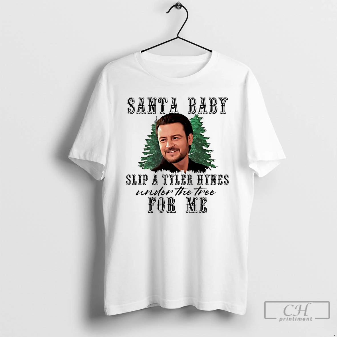 Classic Tyler Hynes Santa Baby Slip A Tyler Hynes Under The Tree For Me T-Shirts, Hoodie, Sweatshirt | CiraTrend.com