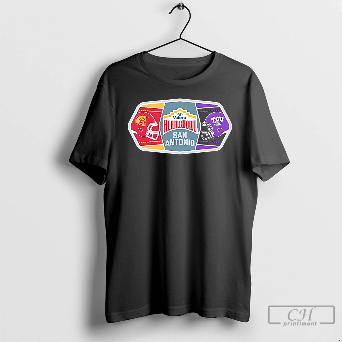 Classic Usc Trojans Vs Tcu Horned Frogs 2025 Valero Alamo Bowl Helmet T Shirts Sweater Hoodie, Sweatshirt | CiraTrend.com