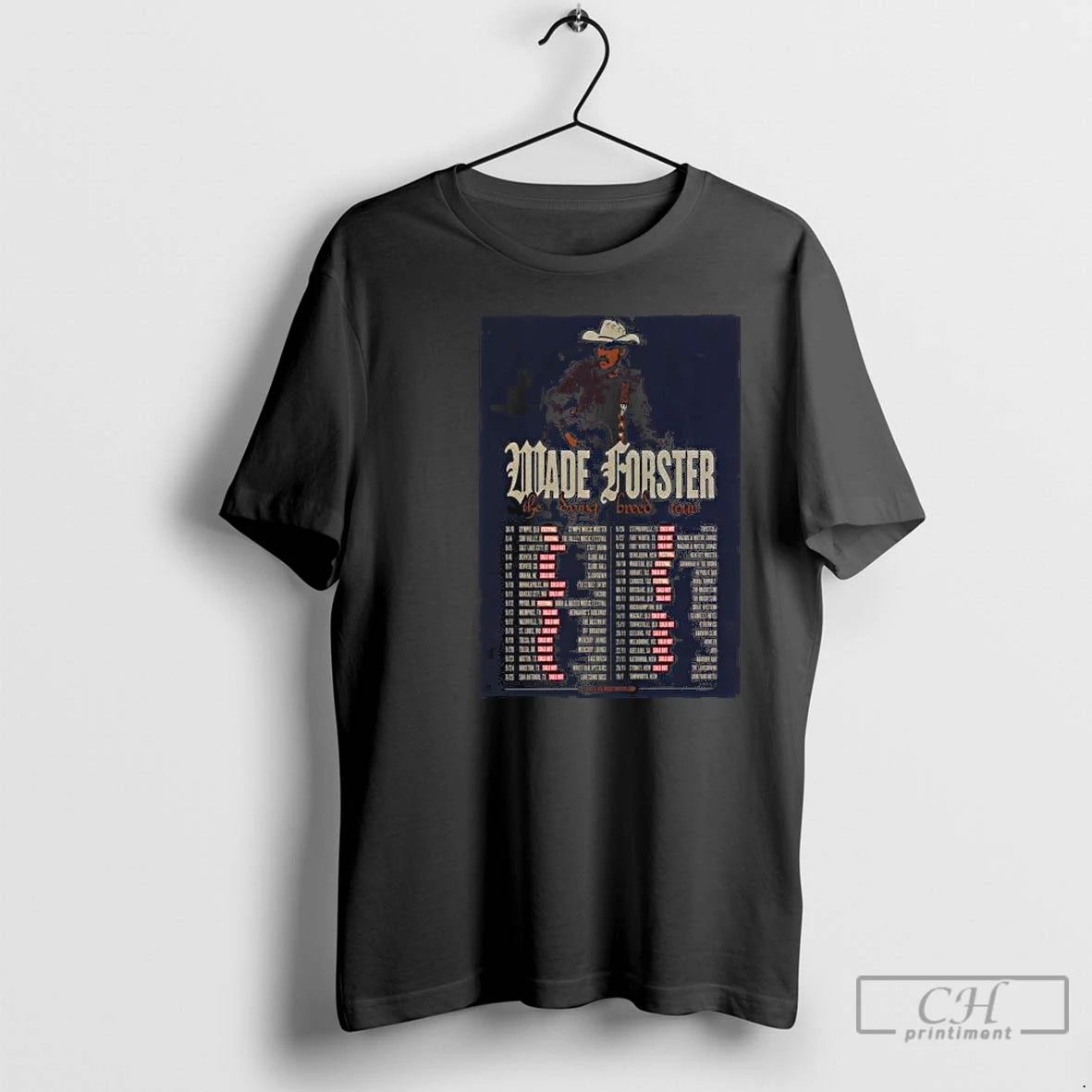 Classic Wade Forster 2026 The Dying Breed Tour Circle Black T-Shirts, Hoodie, Sweatshirt | CiraTrend.com