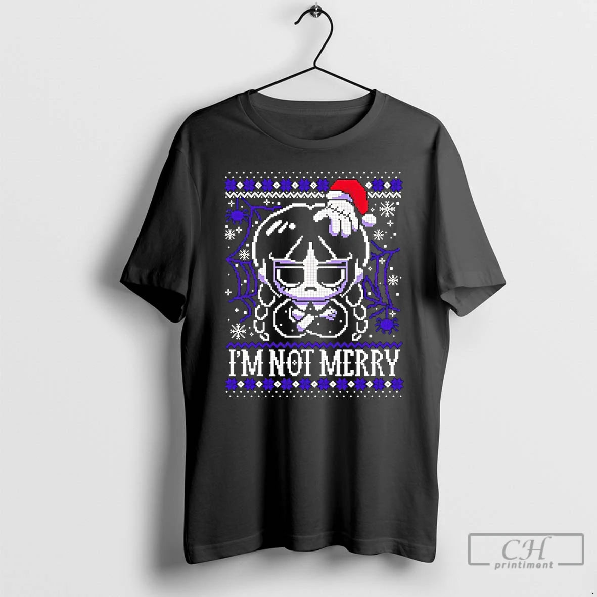 Classic Wednesday Im Not Merry Ugly Christmas T-Shirts, Hoodie, Sweatshirt | CiraTrend.com