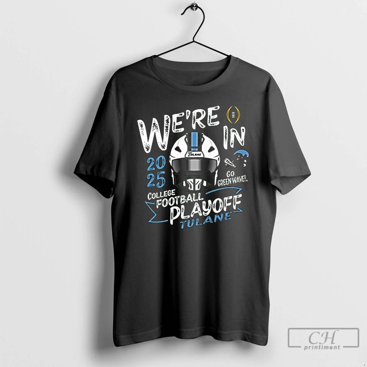 Classic Were In Tulane Green Wave Green 2025 Cfp Bound Go Green Wave T Shirts Hoodie, Sweatshirt | CiraTrend.com