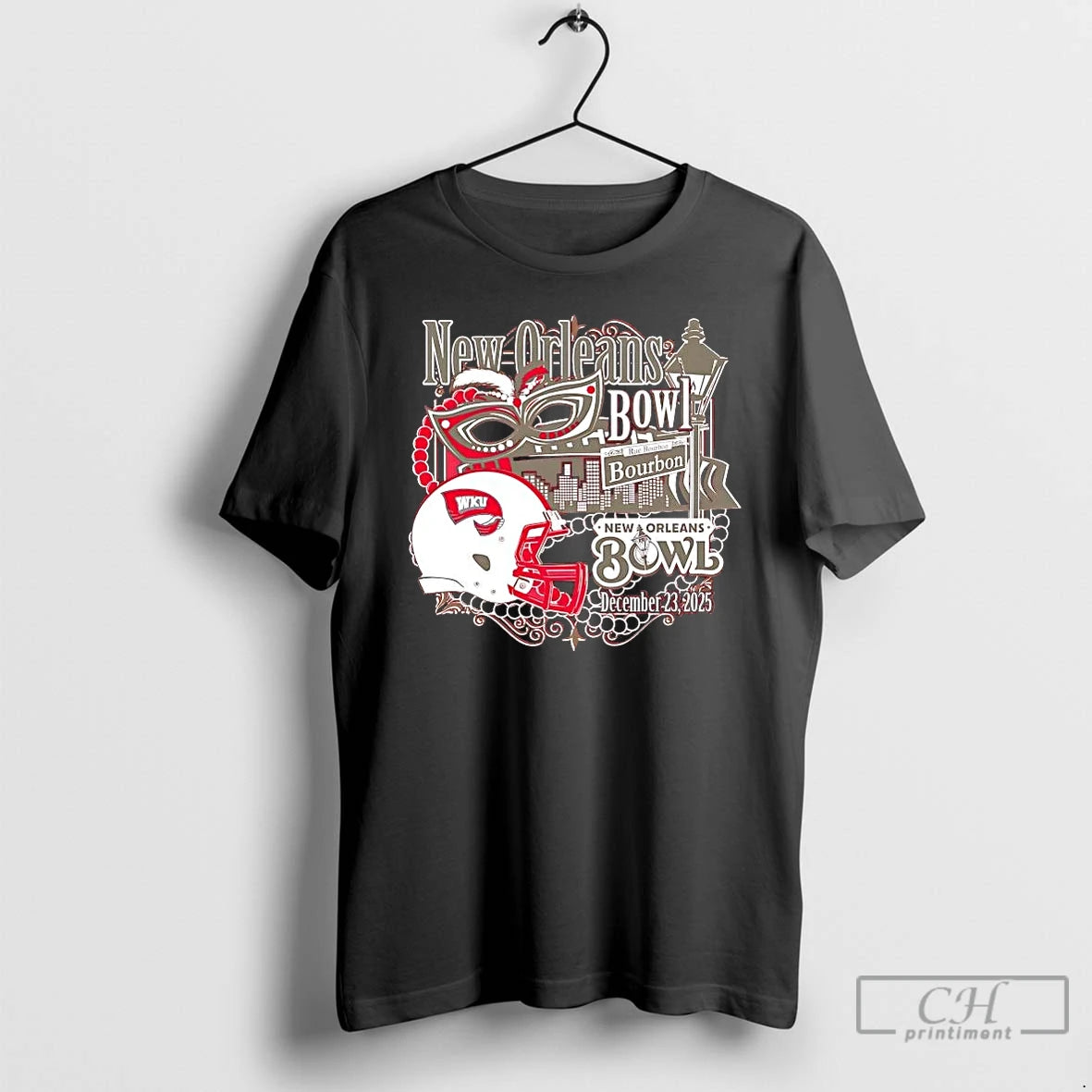 Classic Western Kentucky Hilltoppers 2025 New Orleans Bowl Mask T-Shirts, Hoodie, Sweatshirt | CiraTrend.com