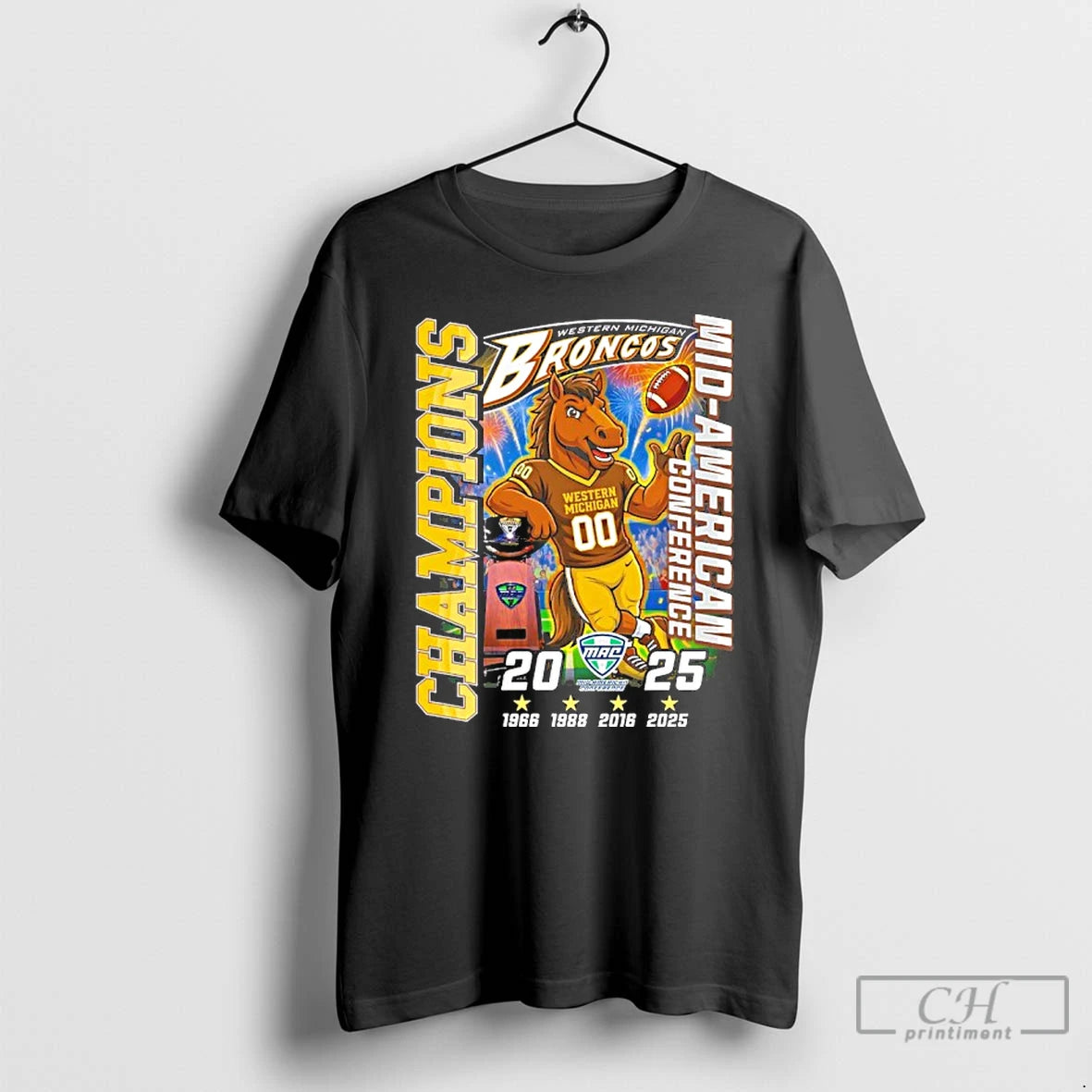 Classic Western Michigan Broncos Big 12 Conference Champions 2025 T-Shirts, Hoodie, Sweatshirt | CiraTrend.com