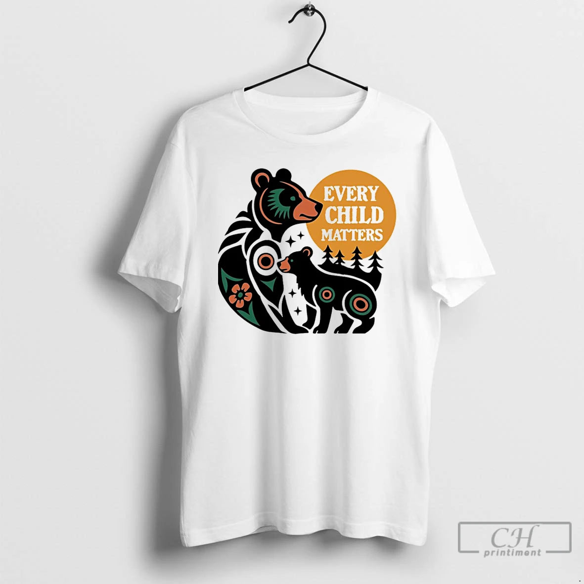 Classic Wild Bears Every Child Matters Awareness T Shirts Hoodie Longsleeve