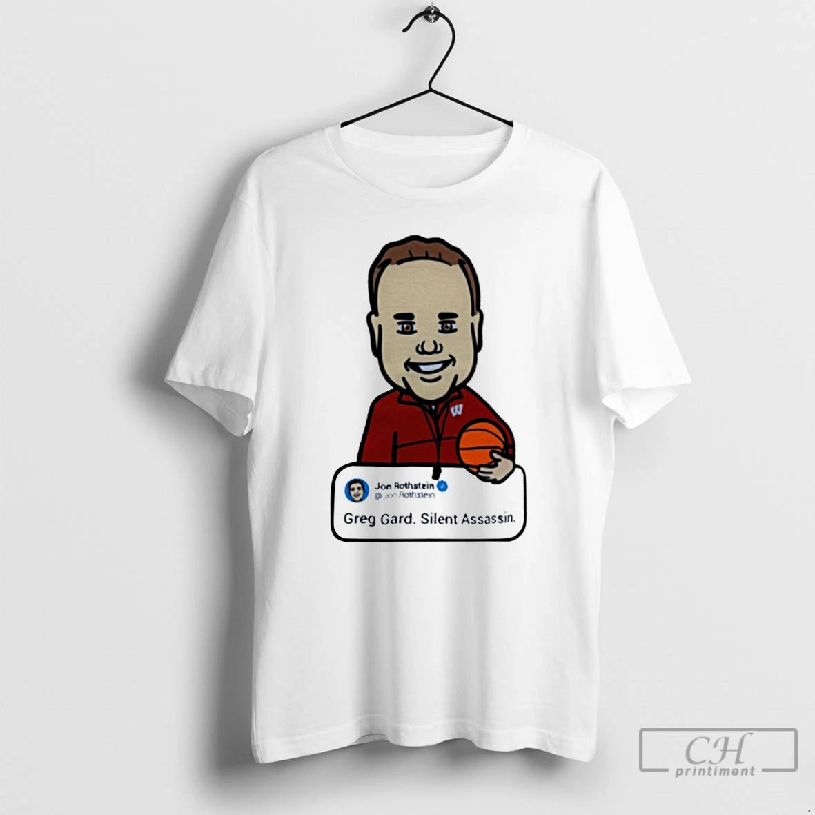 Classic Wisconsin Basketball Jon Rothstein Silent Assassin T-Shirts, Hoodie, Sweatshirt | CiraTrend.com