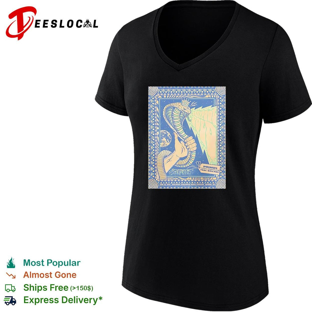Claypool Gold Primus Claypool Lennon Delirium and Frog Brigade Rogers Arkansas 2026 shirt