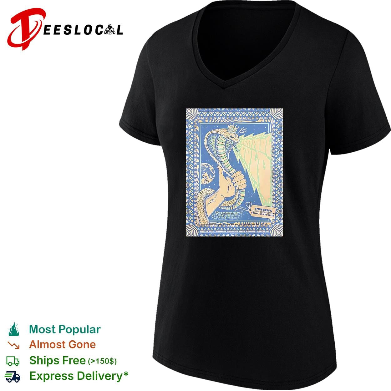 Claypool Gold Primus Claypool Lennon Delirium and Frog Brigade Rogers Arkansas 2026 shirt