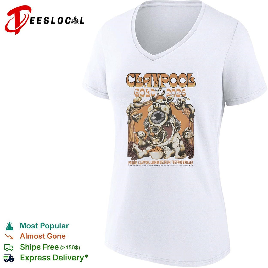 Claypool Gonzo 2026 tour poster shirt